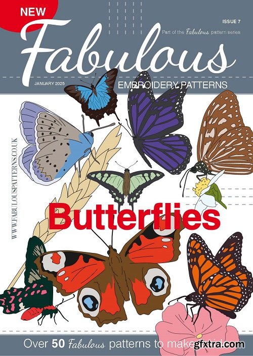 Fabulous Embroidery Patterns - Butterflies, 2025