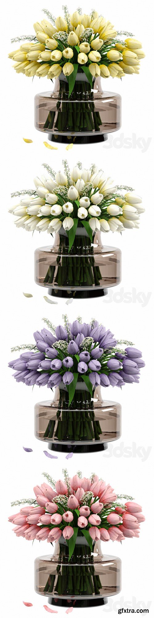 Vase with tulips