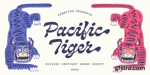Myfonts - Pacific Tiger Font Myfonts - Pacific Tiger Font