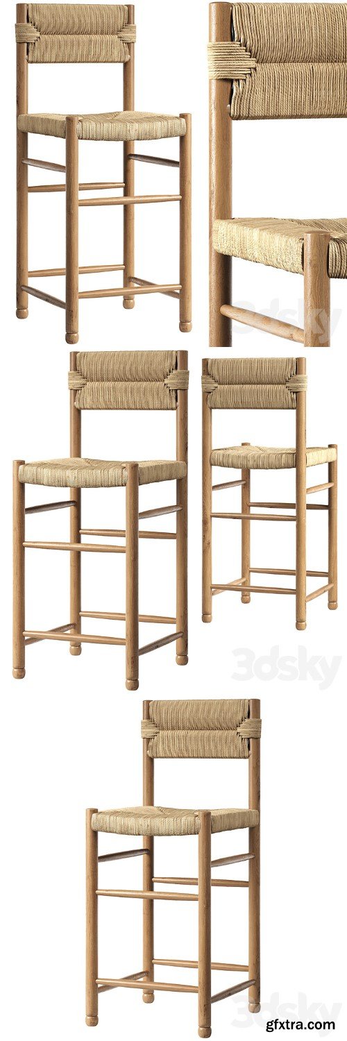 Rattan chair | Charlotte Counter Stool