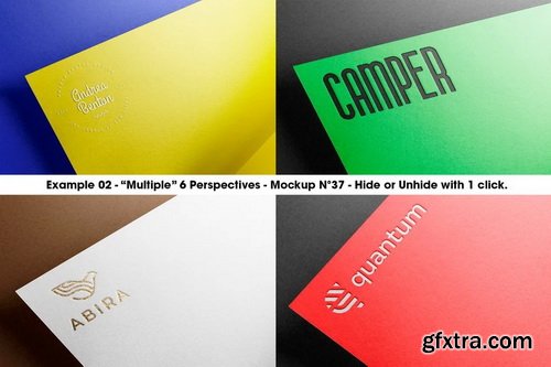 AsyLab - 50 Logo Mockup Branding Bundle - V1