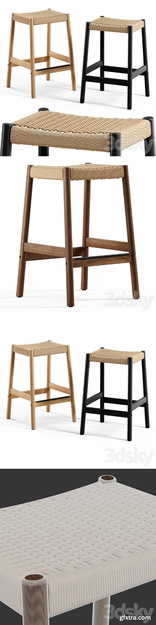 Kave Home - Yalia stool