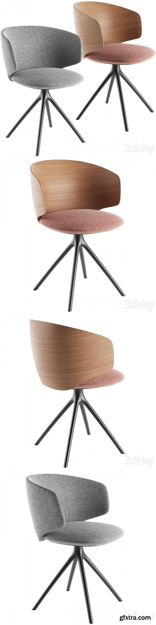 Universal Collection Swivel Chair By MDF Italia