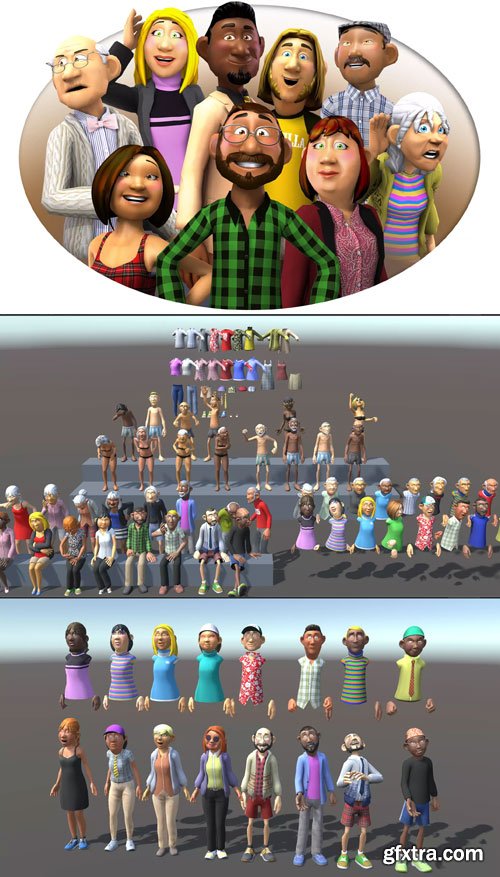 Asset Store – Toon people - v4.2 Asset Store – Toon people - v4.2