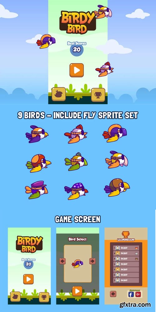 Craftpix - Birdy Bird Game Assets Craftpix - Birdy Bird Game Assets