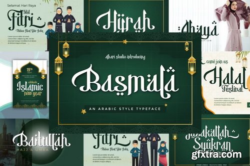CreativeMarket - Arabic Style Font Bundle - 278545883