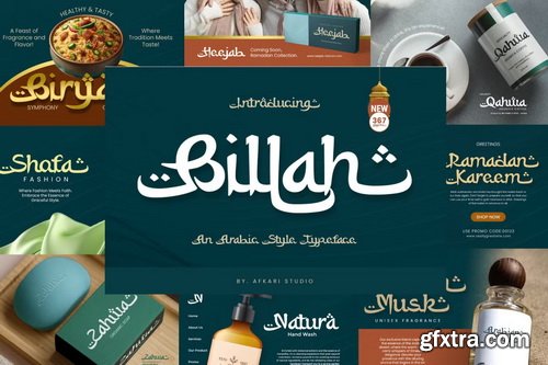 CreativeMarket - Arabic Style Font Bundle - 278545883