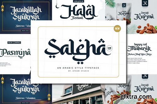 CreativeMarket - Arabic Style Font Bundle - 278545883