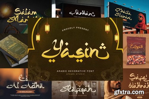 CreativeMarket - Arabic Style Font Bundle - 278545883