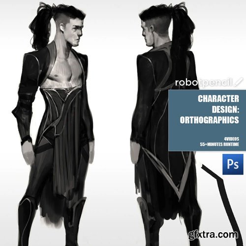 Anthony Jones Character Design: Orthographics