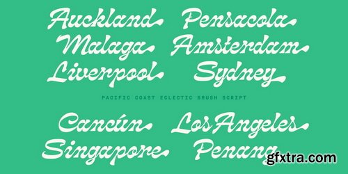 Myfonts - Pacific Coast Font