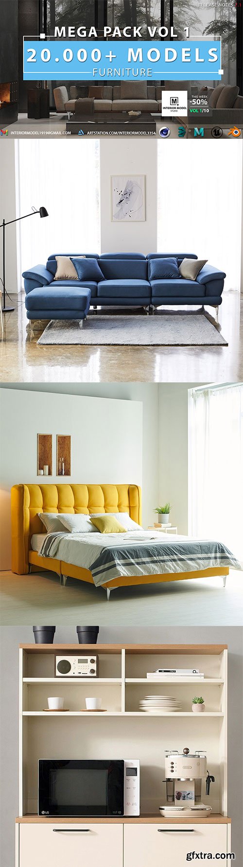 ArtStation - Furniture Mega Pack 