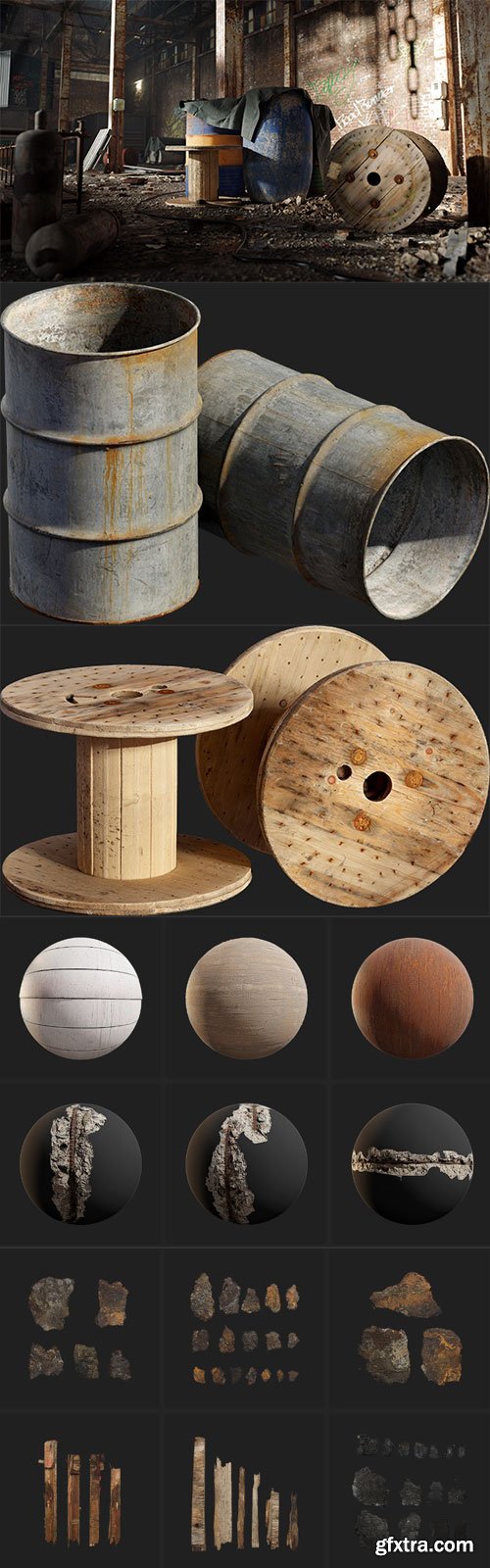 Quixel MegaScans - Abandoned Factory Collections