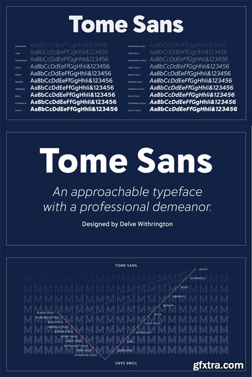 Delve Fonts - Tome Sans Font Family