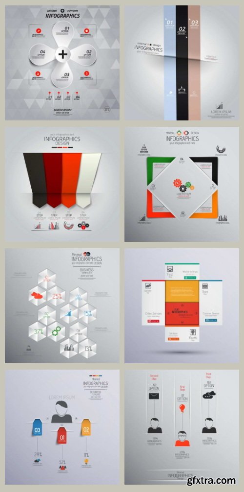 Infographics Collection 62, 25xEPS