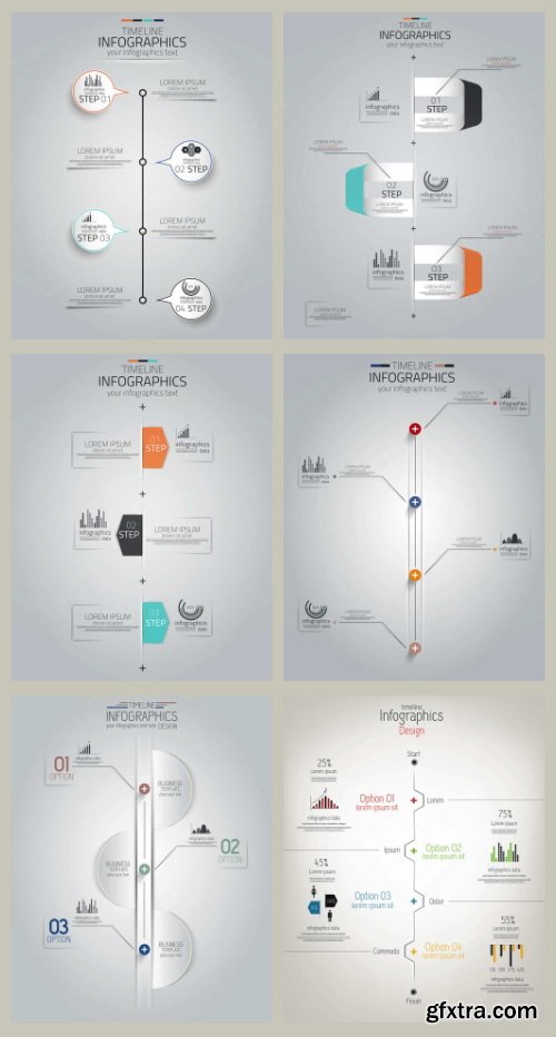 Infographics Collection 62, 25xEPS