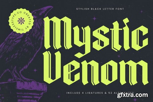 Myfonts - Mystic Venom Font Family