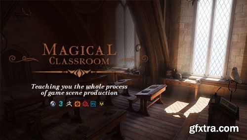 Magical Classroom Scene Creating for Games