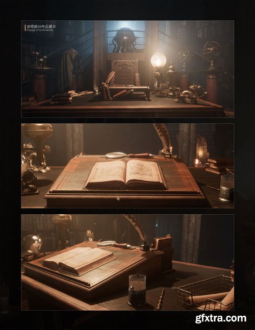 Magical Classroom Scene Creating for Games