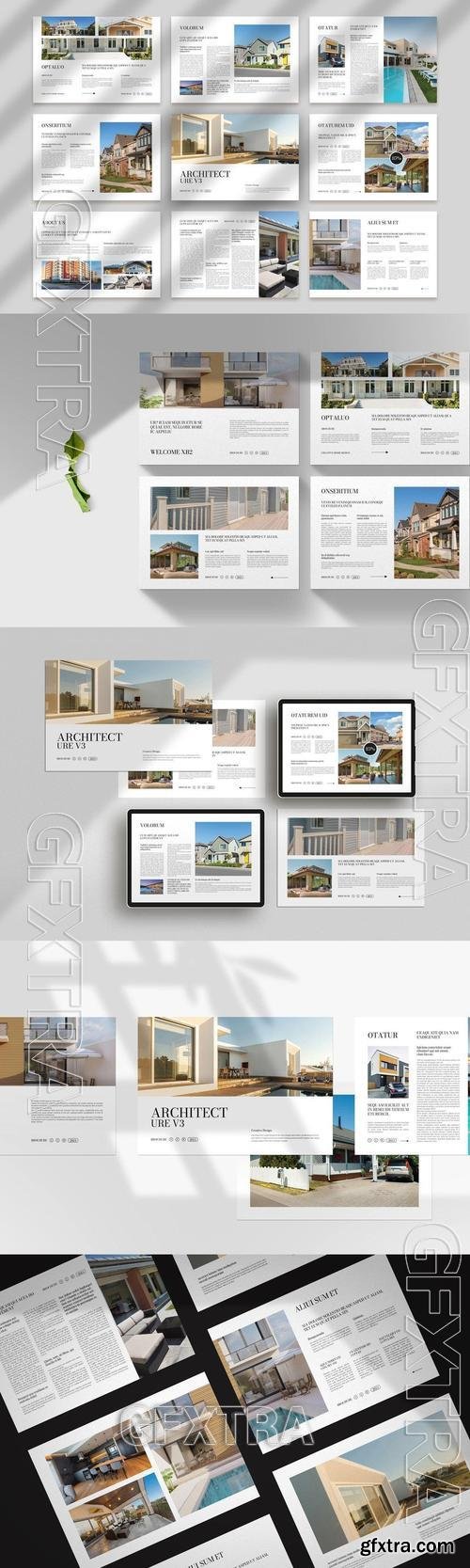 Real Estate Brochure Landscape Template QNFADKD