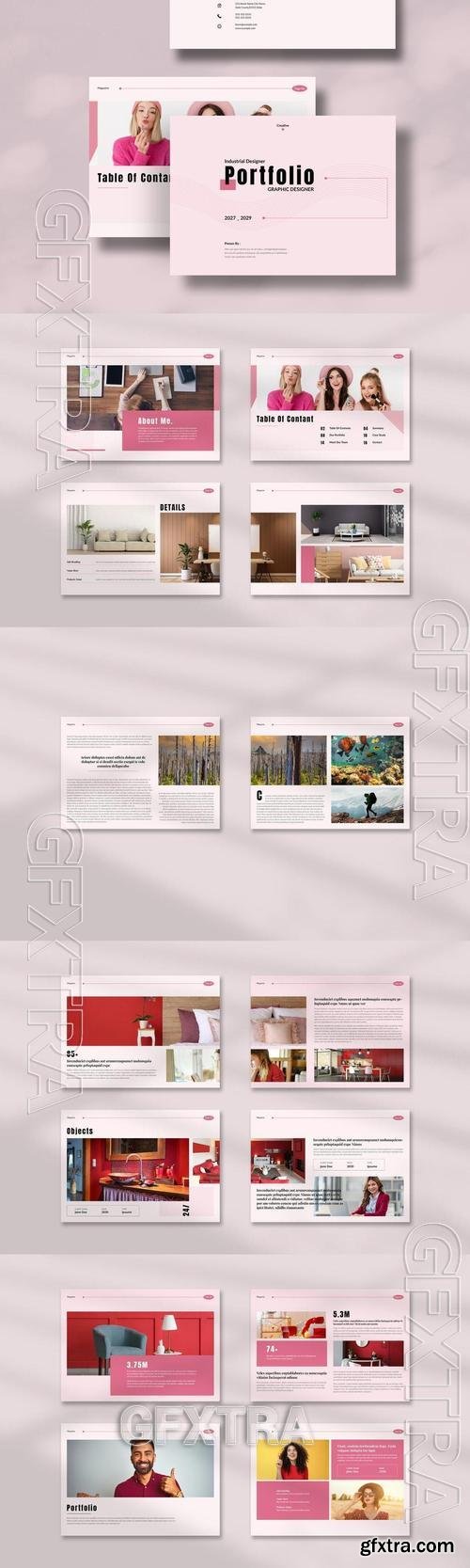 Portfolio Template Leyout JD8L76G Portfolio Template Leyout JD8L76G