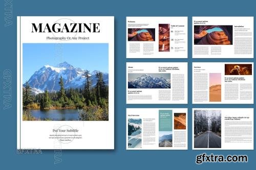 Magazine Template HXXGUU3