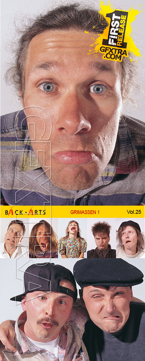 BackArts Vol.25 Grimaces (Grimassen) 1 BackArts Vol.25 Grimaces (Grimassen) 1