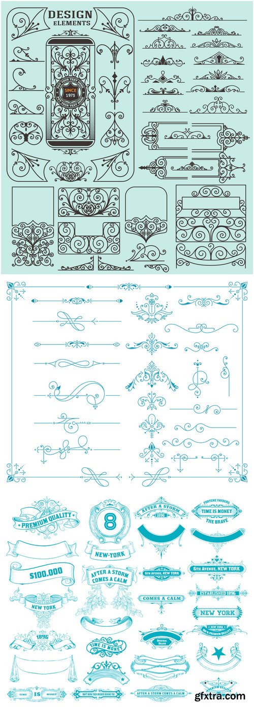 Design elements vector set 3