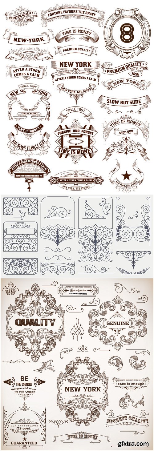 Design elements vector set 4