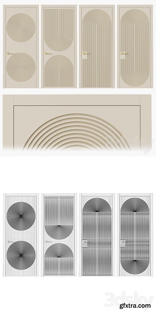 Interior doors milled 8