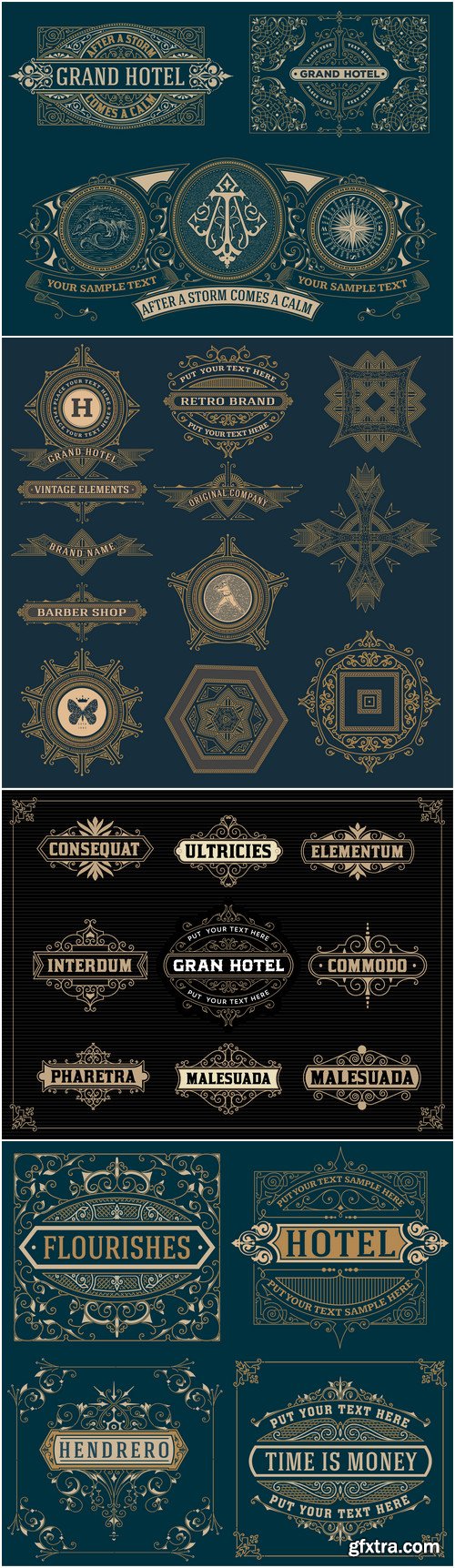 Design elements vector set 6