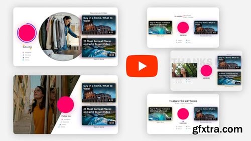 Videohive - YouTube End Screens - 44880634 Videohive - YouTube End Screens - 44880634