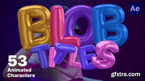Videohive - Animated Blob Letters - 46300920 Videohive - Animated Blob Letters - 46300920
