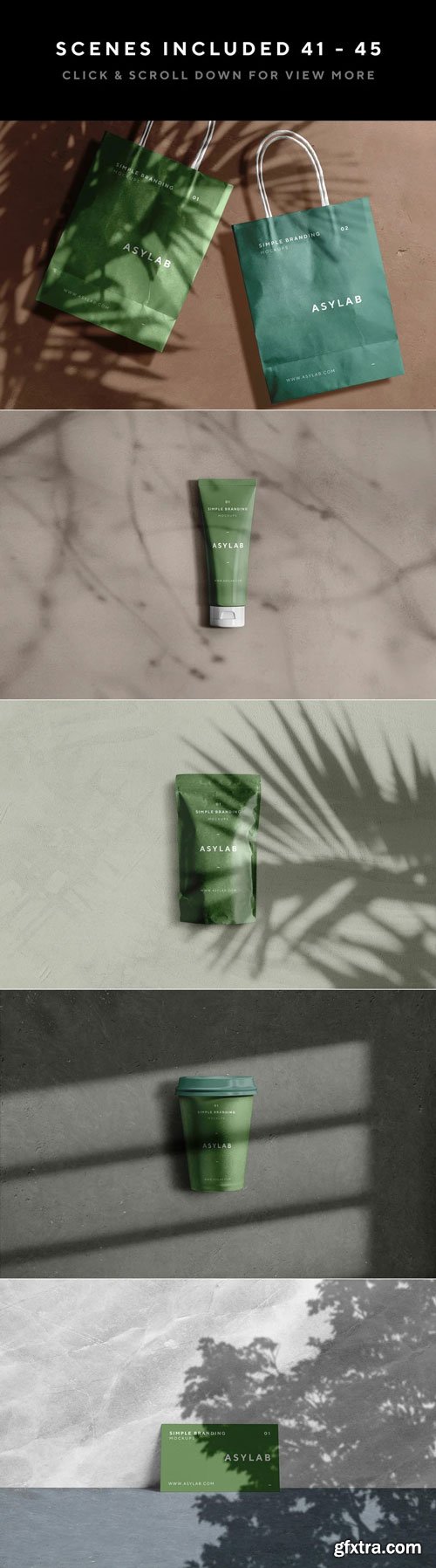 Asylab - 100 Branding Stationery Mockups