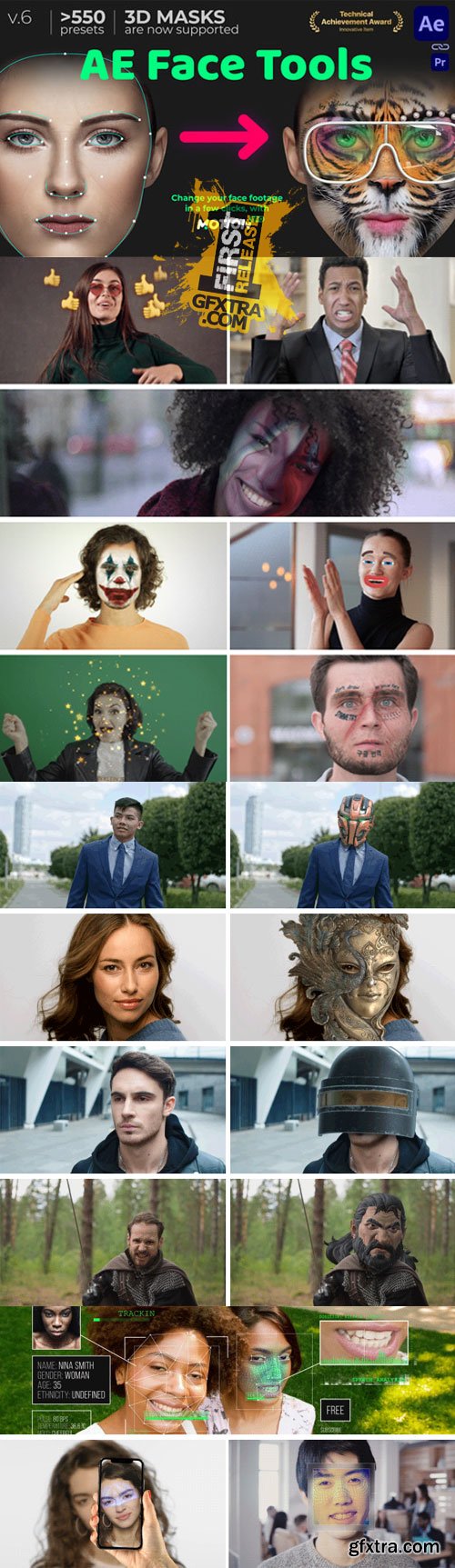 Videohive - AE Face Tools V6.0.1 - 24958166 Videohive - AE Face Tools V6.0.1 - 24958166