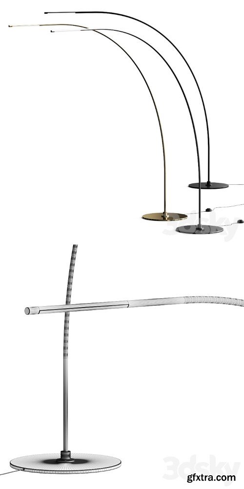 Tonino Lamborghini Casa FD Oval Floor Lamps