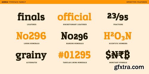 Gonia Font Family