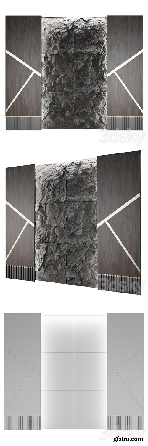 Wall rock panel №4