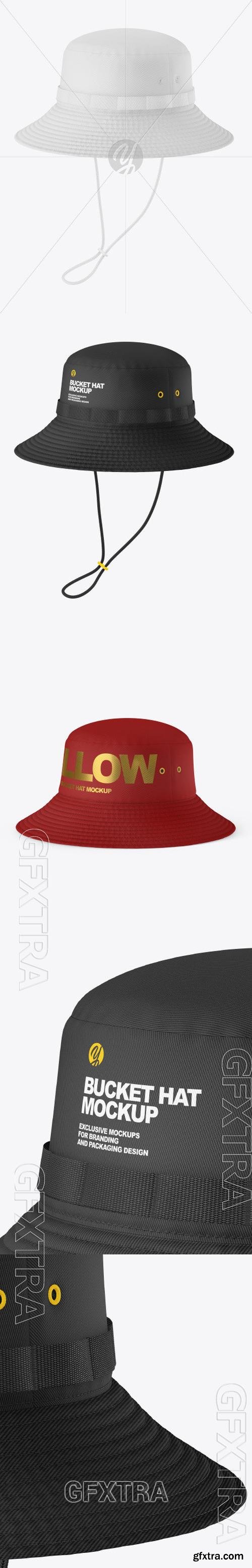 Bucket Hat with Wide Brim Mockup 83502 Bucket Hat with Wide Brim Mockup 83502