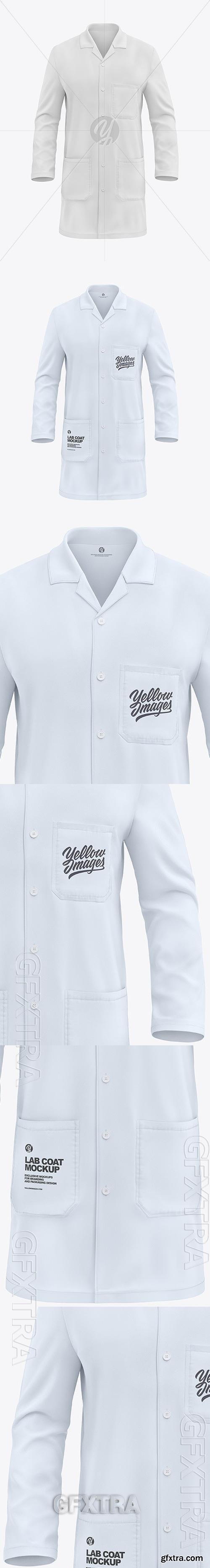 Lab Coat Mockup - Front View 93245
