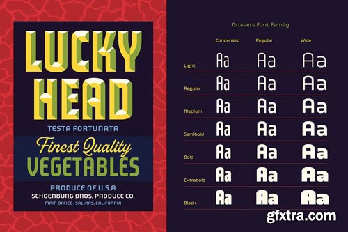 Myfonts - EFCO Growers Font Family