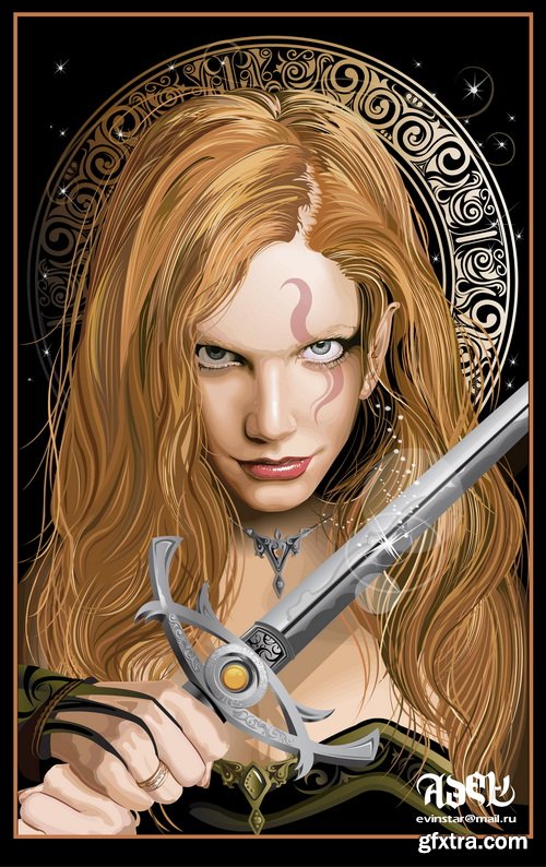 Interesting 81 Vector Works from Russian Designers in AI&amp;CDR