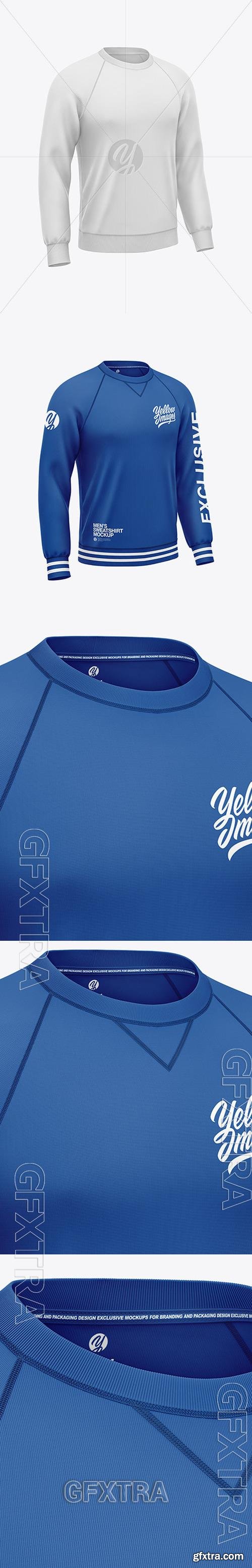 Raglan Sweatshirt Mockup 95276