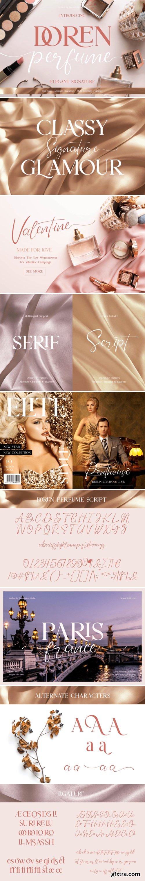 Doren Perfume Font