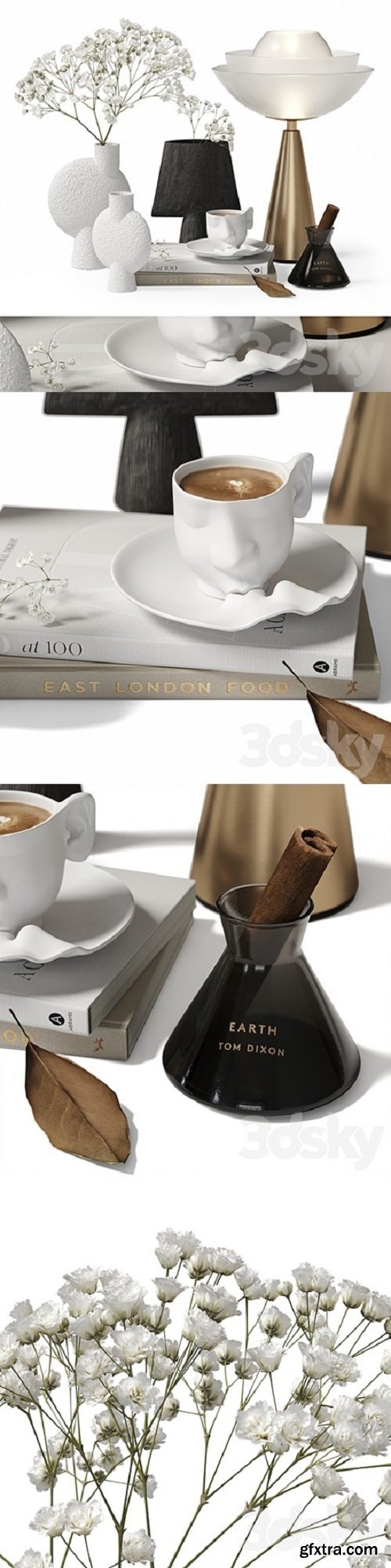 Decorative set Cup Kiss