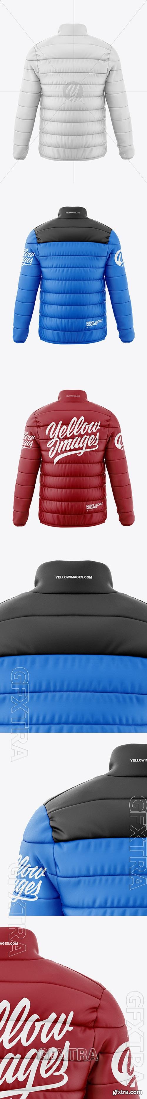 Mens Down Jacket Mockup - Back View 97321