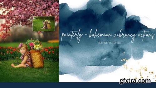 Finding North Education - FN Painterly + Bohemian Vibrancy Actions In Use