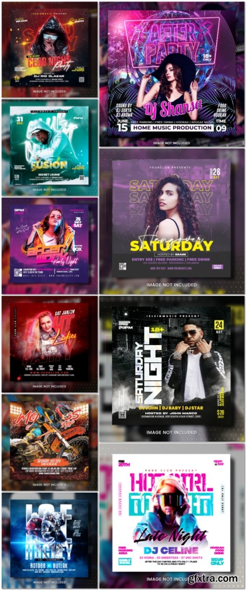 Flyer template in psd vol 6