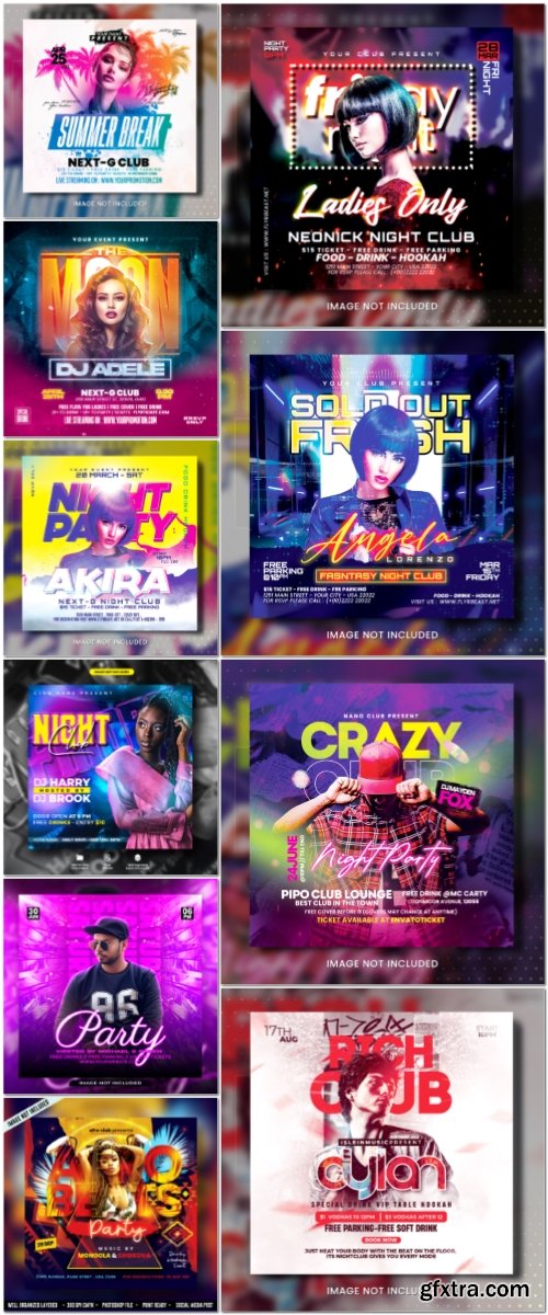 Flyer template in psd vol 7