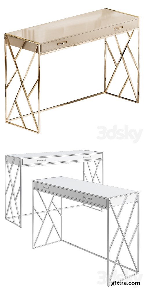 Safavieh Elaine 2-Drawer Writing Desk Console